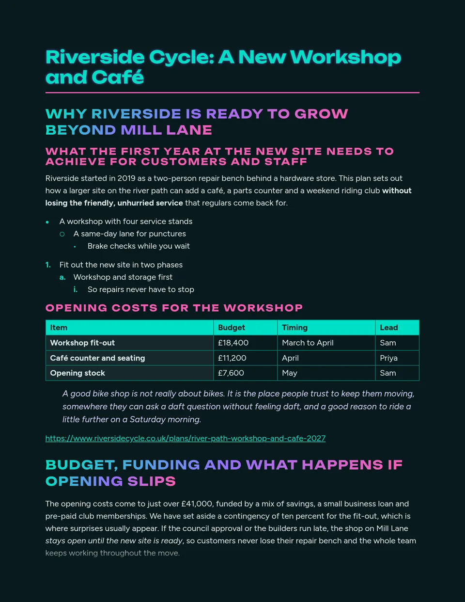 Wide futurist capitals shimmer teal to violet to pink across a deep night-teal page, like northern lights over a dark sky - made for launch decks, event proposals, creative briefs and tech newsletters that should glow.